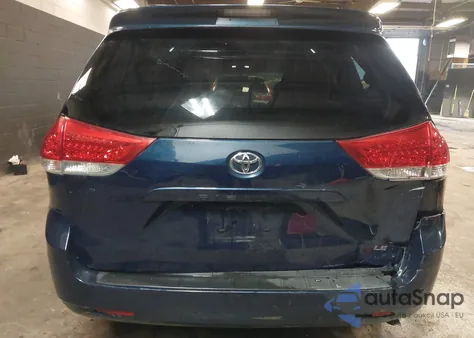 2012 Toyota Sienna Le V6 8 Passenger from USA, damaged, VIN 5TDKK3DC4CS237116